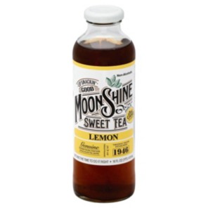 Moonshine Sweet Tea Lemon 16oz glass bottle