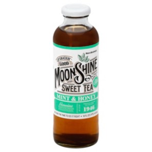 Moonshine Sweet Tea Mint Honey 16oz glass bottle