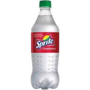 Sprite Cranberry Lemon-Lime 20oz bottle