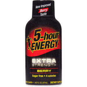 5-hour Energy Extra Strength Berry 2oz bottle