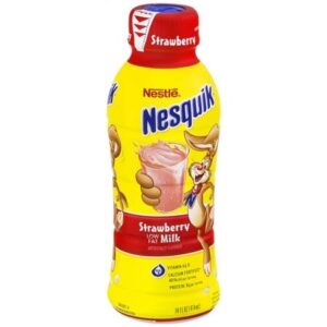 NESTLE NESQUIK Strawberry Flavored Milk 14oz bottle