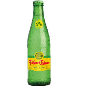 Lime Topo Chico 12oz glass bottle