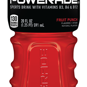 Powerade Fruit Punch Sports Drink 20 Oz
