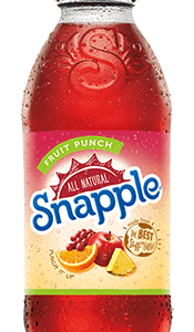 Snapple Fruit Punch 16oz glass bottle