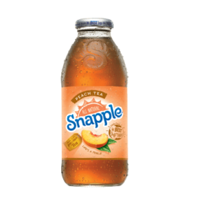 Snapple Peach Tea 16oz glass bottle