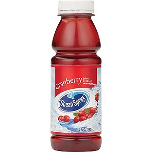 Ocean Spray Cranberry Juice 15.2oz bottle