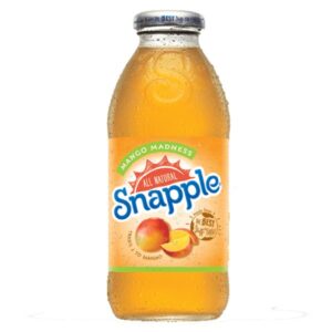 Snapple Mango Madness 16oz glass bottle